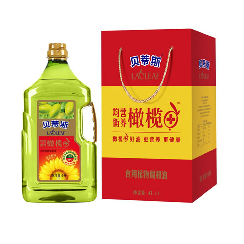 橄榄+葵花籽油 4L单支礼盒